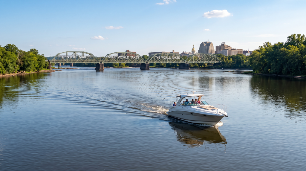 NJ river fall line boating rules enforcement